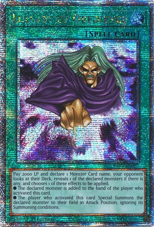 Lullaby of Obedience Card Front