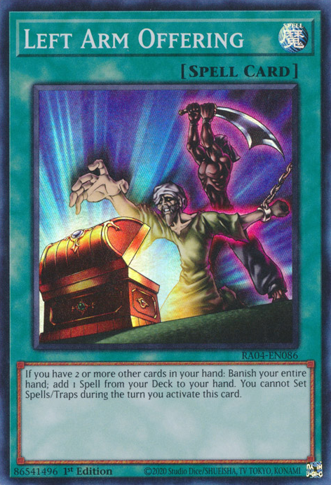 Left Arm Offering Card Front