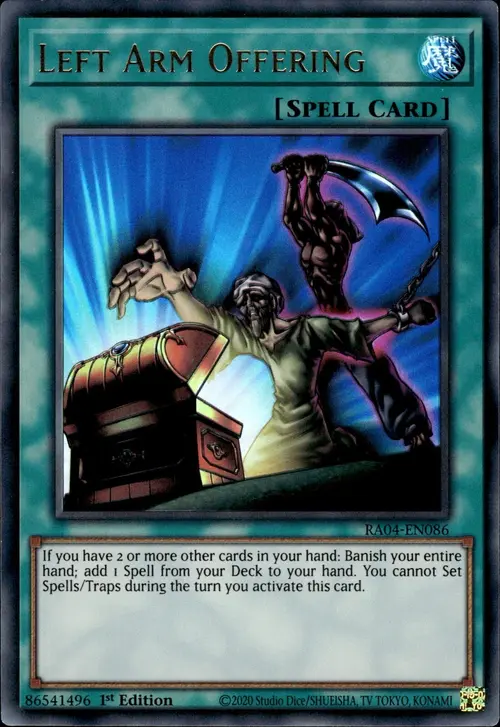 Left Arm Offering Card Front