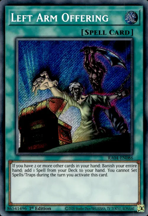 Left Arm Offering Card Front