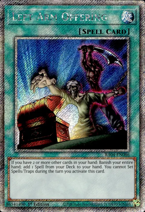 Left Arm Offering Card Front