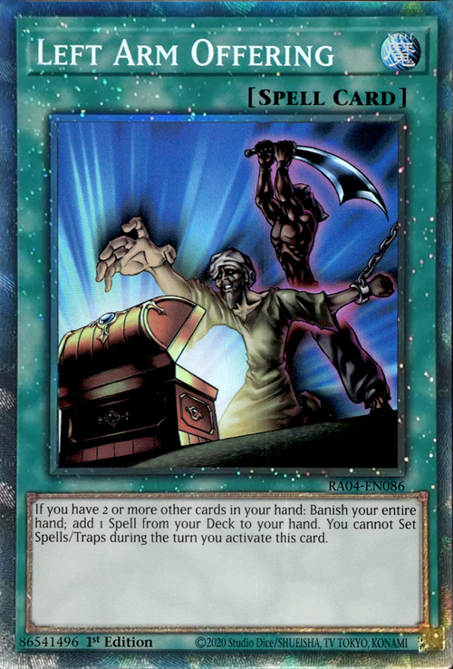 Left Arm Offering Card Front