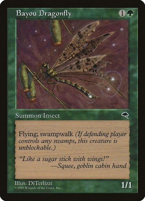 Bayou Dragonfly Card Front