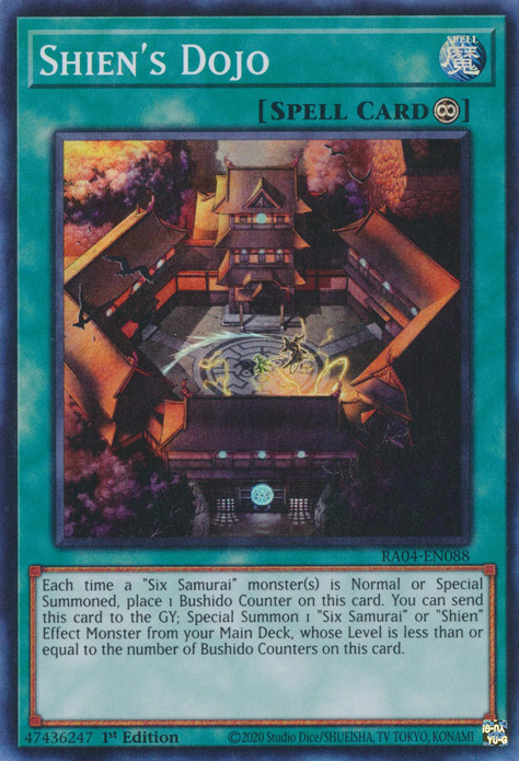 Shien's Dojo Card Front