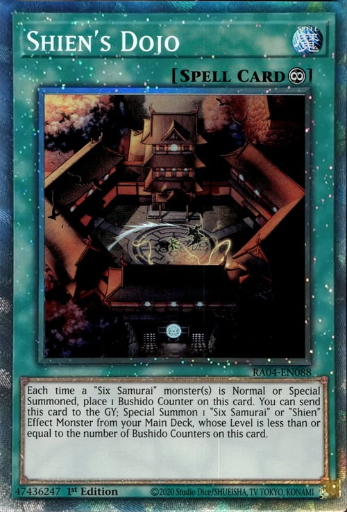 Shien's Dojo Card Front
