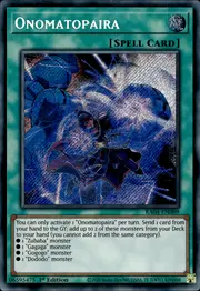Onomatopaira · Secret Rare 089sec