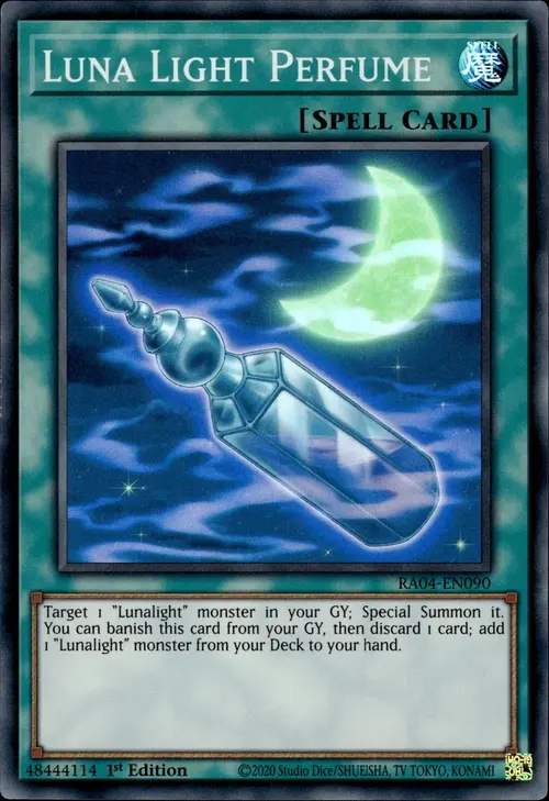 Luna Light Perfume Card Front