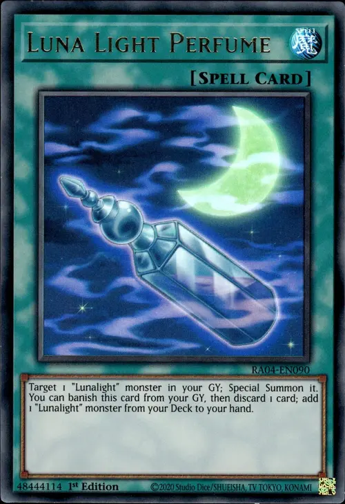 Luna Light Perfume Card Front