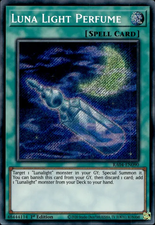 Luna Light Perfume Card Front