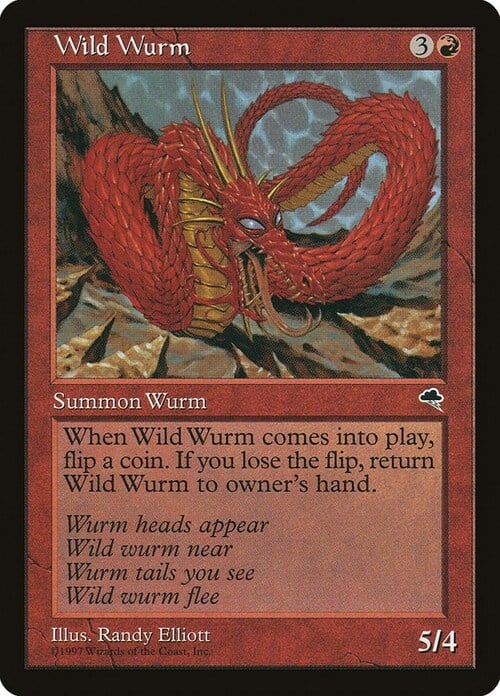 Wild Wurm Card Front