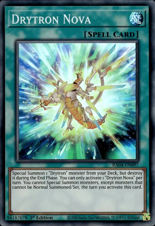 Drytron Nova Card Front