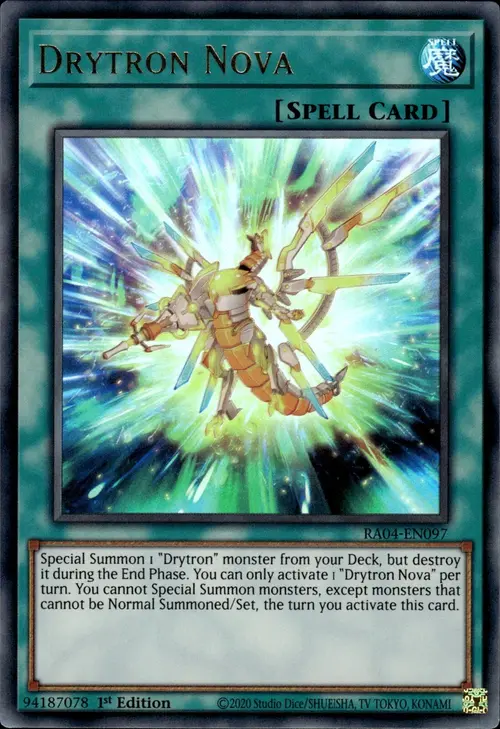 Drytron Nova Card Front