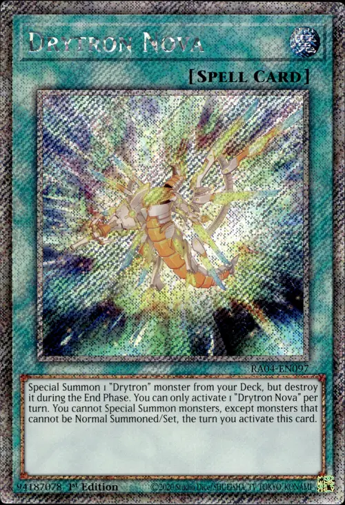 Drytron Nova Card Front