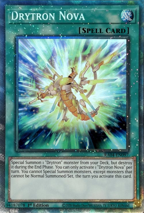 Drytron Nova Card Front