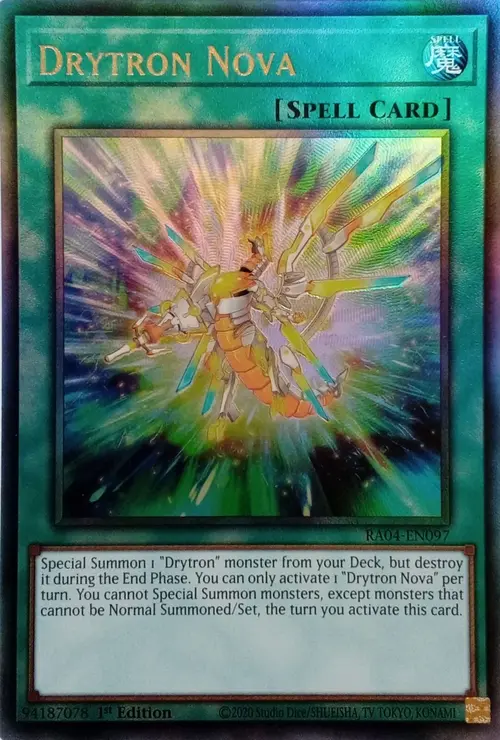 Drytron Nova Card Front