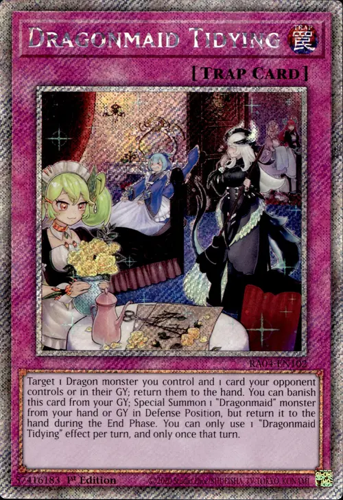 Dragonmaid Tidying Card Front