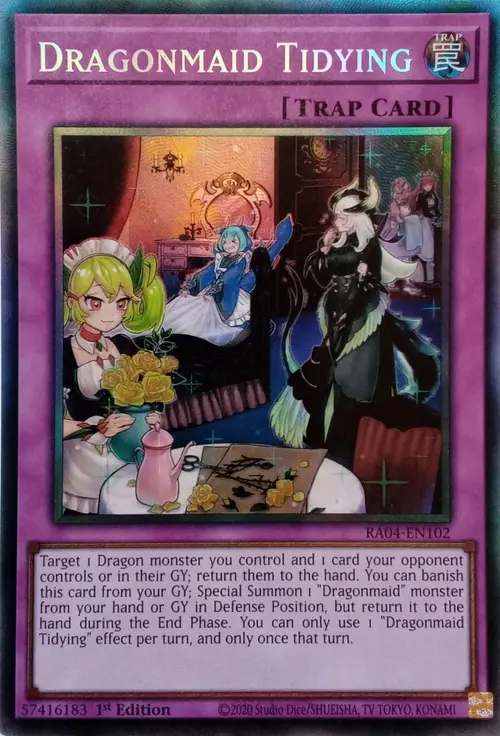 Dragonmaid Tidying Card Front