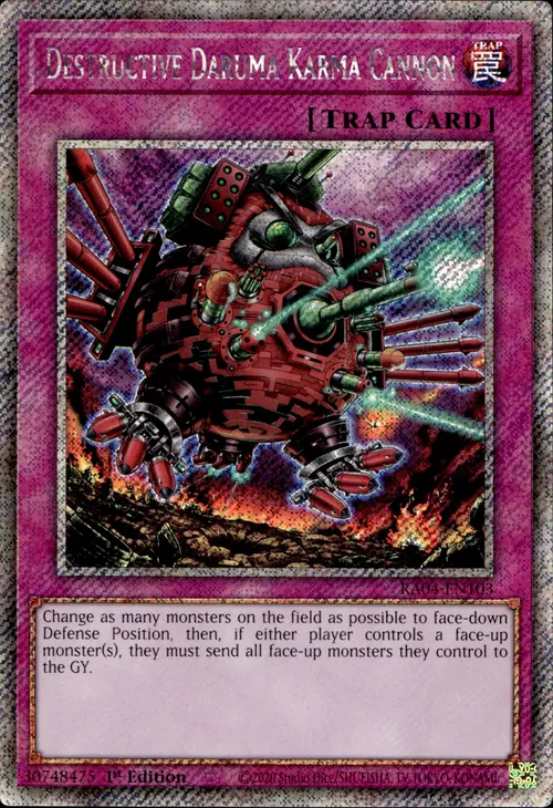 Destructive Daruma Karma Cannon Card Front