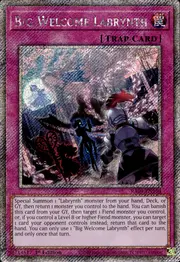 Big Welcome Labrynth · Platinum Secret Rare 0104psec