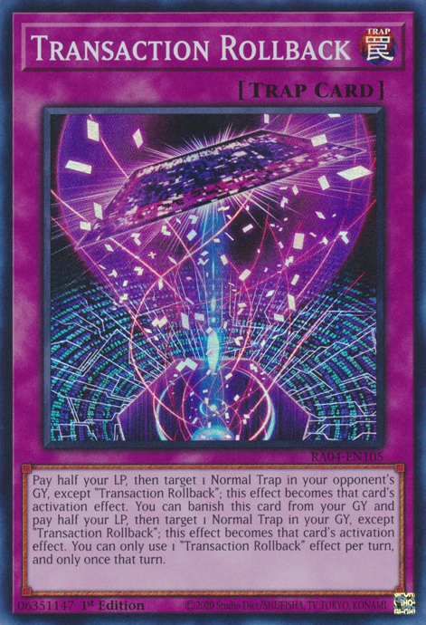Transaction Rollback Card Front