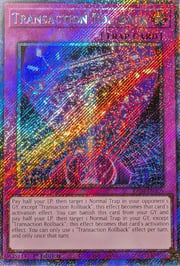 Transaction Rollback · Platinum Secret Rare 0105psec