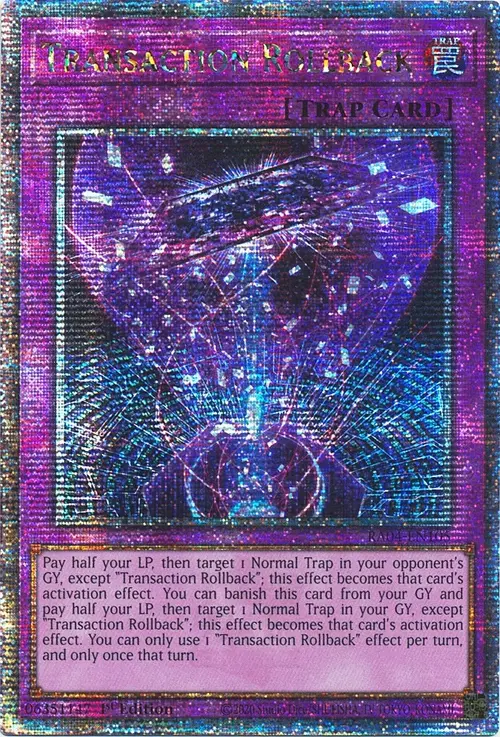 Transaction Rollback Card Front