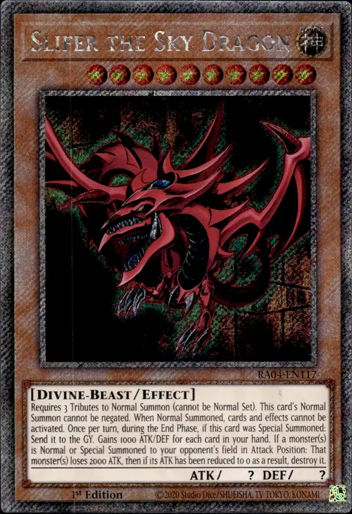 Slifer the Sky Dragon Card Front