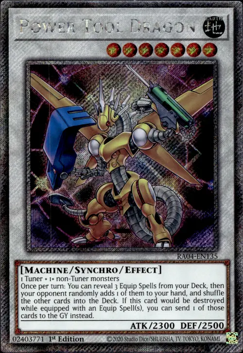 Power Tool Dragon Card Front