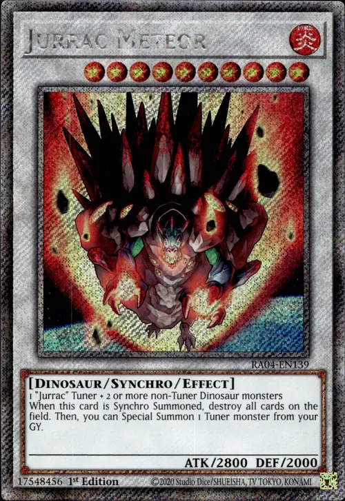 Jurrac Meteor Card Front