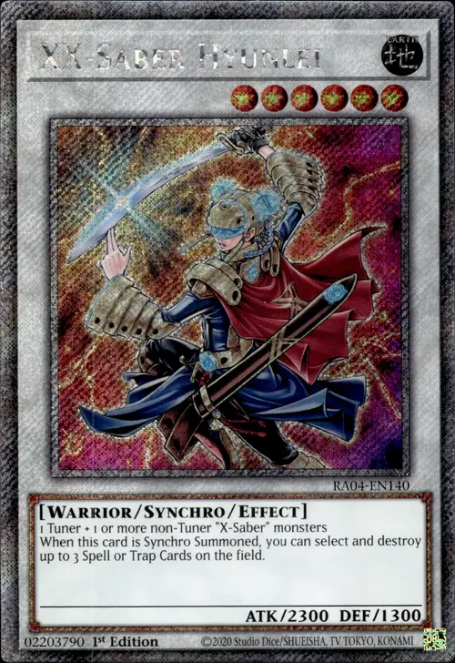 XX-Saber Hyunlei Card Front