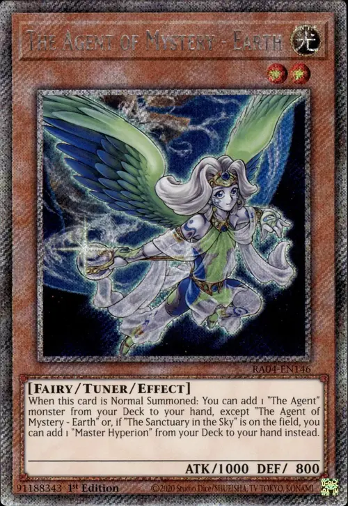 The Agent of Mystery - Earth Card Front