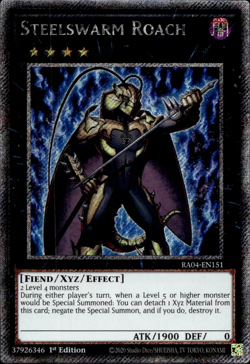 Steelswarm Roach Card Front