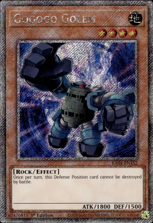 Gogogo Golem Card Front