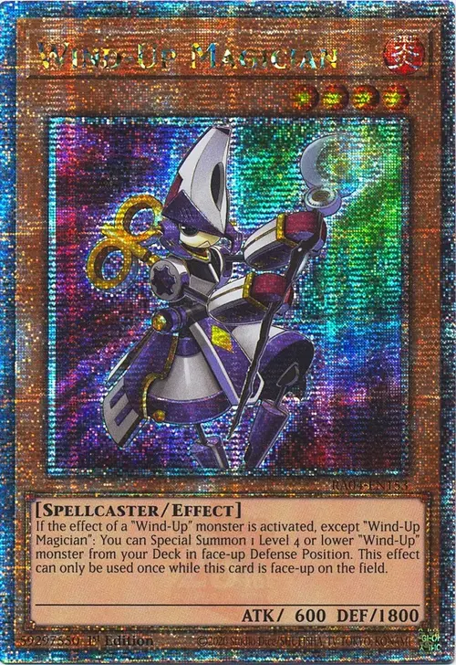 Wind-Up Magician Card Front