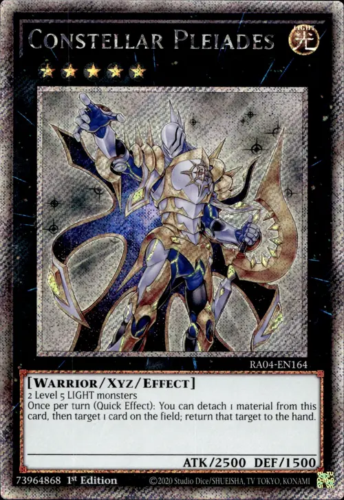 Constellar Pleiades Card Front