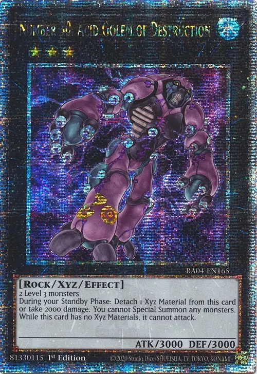 Number 30: Acid Golem of Destruction Card Front