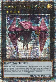 Number 16: Shock Master · Quarter Century Secret Rare 166qsec