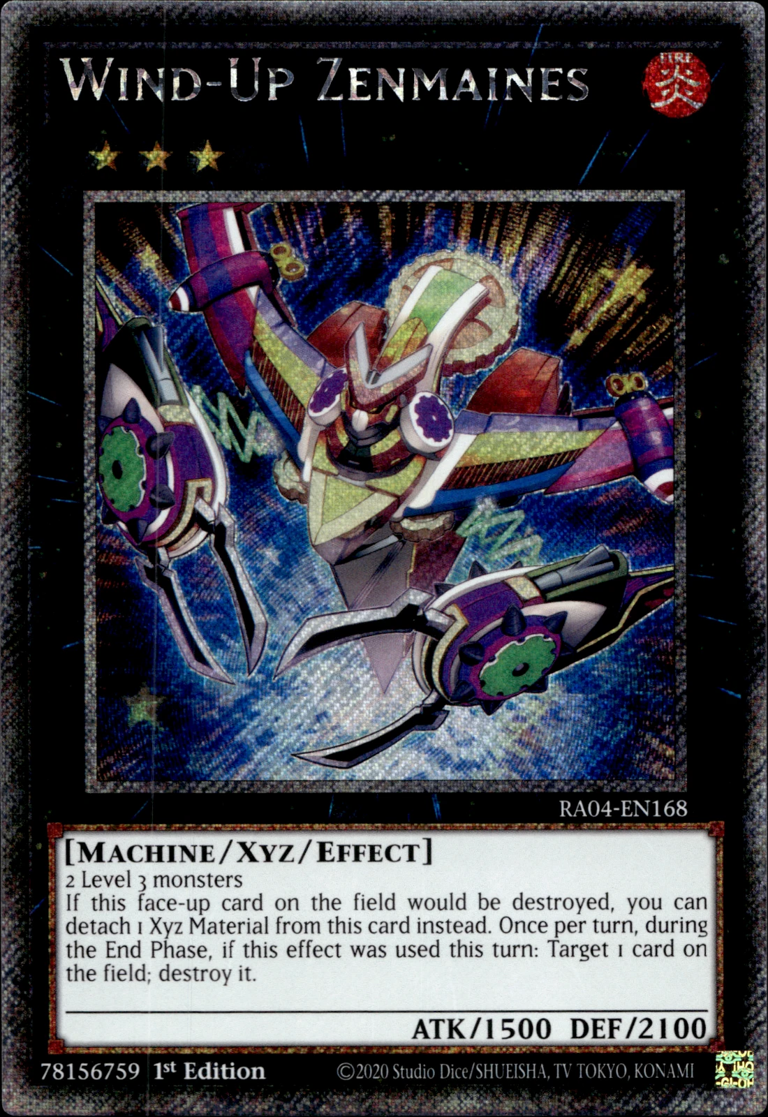 Wind-Up Zenmaines Quarter Century Stampede | Yu-Gi-Oh! | CardTrader