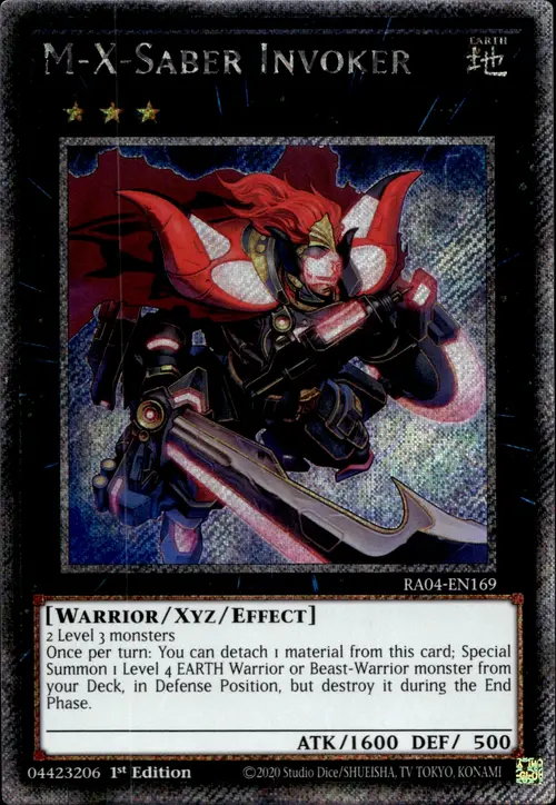 M-X-Saber Invoker Card Front