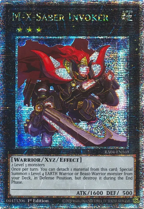 M-X-Saber Invoker Card Front