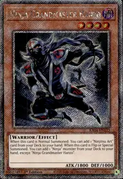 Ninja Grandmaster Hanzo · Platinum Secret Rare 173psec