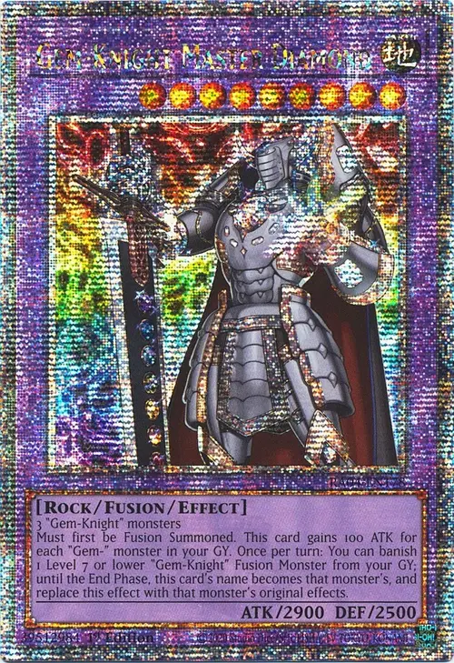 Gem-Knight Master Diamond Card Front