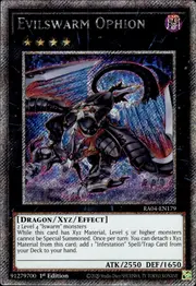 Evilswarm Ophion · Platinum Secret Rare 179psec