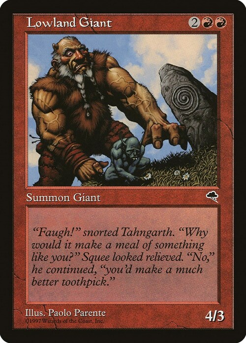 Lowland Giant Card Front