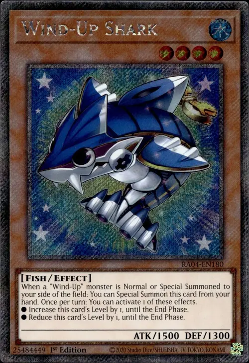 Wind-Up Shark Card Front