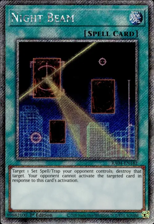 Night Beam Card Front