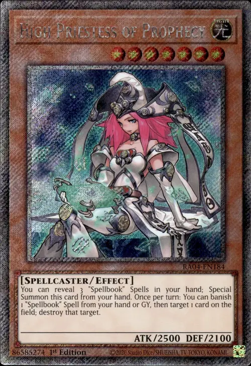High Priestess of Prophecy Card Front