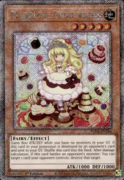 Madolche Puddingcess · Platinum Secret Rare 186psec
