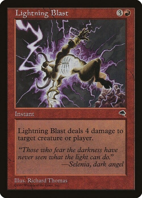 Lightning Blast Card Front