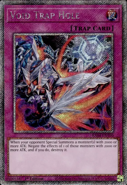 Void Trap Hole Card Front